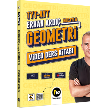 F10 Yayınları Erhan Ardıç Hocayla TYT-AYT Geometri Video Ders Kitabı
