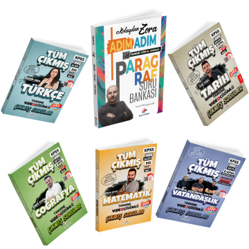 Dizgi Kitap 2026 Kolaydan Zora Adım Adım Paragraf Soru Bankası & Türkçe, Matematik, Tarih, Coğrafya ve Vatandaşlık Tüm Sınavlar Tamamı Video Çözümlü Çıkmış Sorular Seti