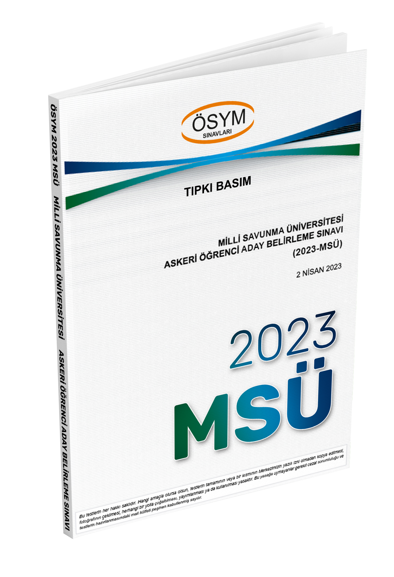 Dizgi Kitap MSÜ 2023 Çıkmış Sorular Tıpkı Basım