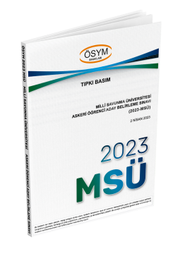 Dizgi Kitap MSÜ 2023 Çıkmış Sorular Tıpkı Basım