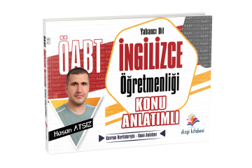 Dizgi Kitap Öabt İngilizce Öğretmenliği Konu Anlatımı ve Video Çözümlü Orijinal Çıkmış Sorular Seti 2025 Hasan Atsız