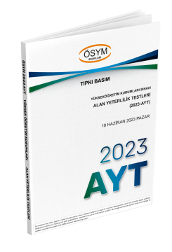 Dizgi Kitap 2023 AYT Çıkmış Sorular Tıpkı Basım
