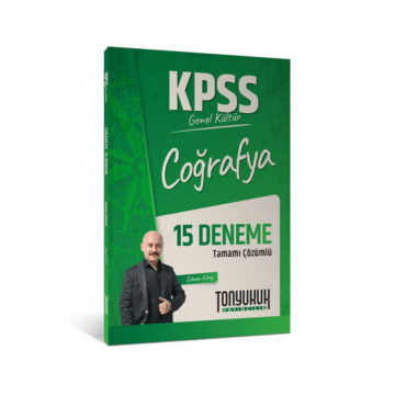 Kpss Genel Kültür Coğrafya Tamamı Çözümlü 15 Deneme Tonyukuk Yayıncılık