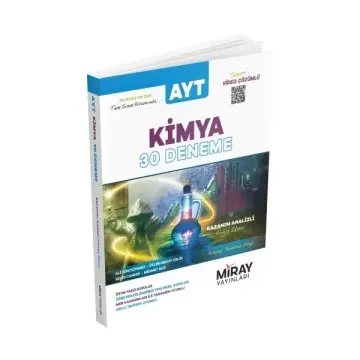 Miray Yayınları AYT Kimya 30 Deneme Video Çözümlü