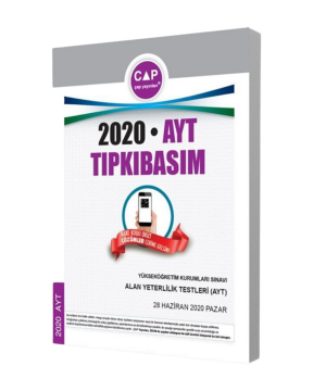 Çap Yayınları 2020 AYT Tıpkı Basım Çıkmış Sorular