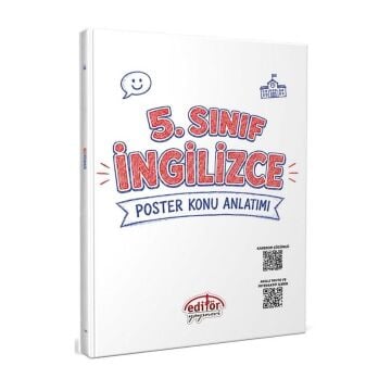 Editör Yayınları 5. Sınıf İngilizce Poster Konu Anlatımlı