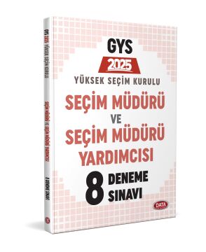Yüksek Seçim Kurulu (Ysk) Seçim Müdürü 8 Deneme Sınavı Data Yayınları
