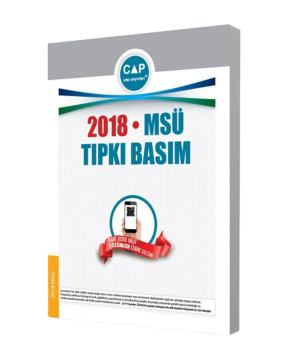 Çap Yayınları 2018 MSÜ Tıpkı Basım Çıkmış Sorular