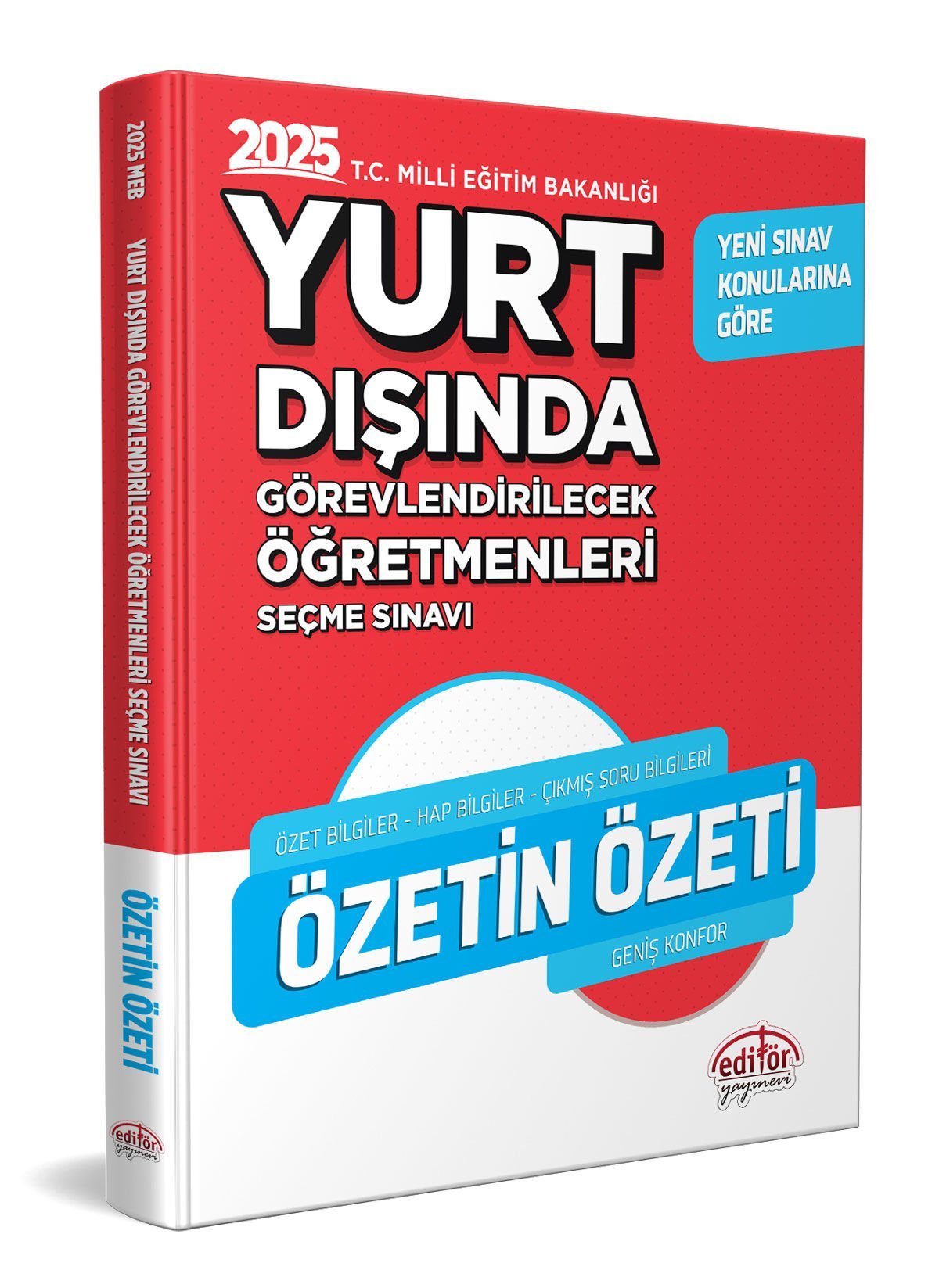MEB Yurt Dışında Görevlendirilecek Öğretmenleri Seçme Sınavı Özetin Özeti 2025 Editör Yayınları