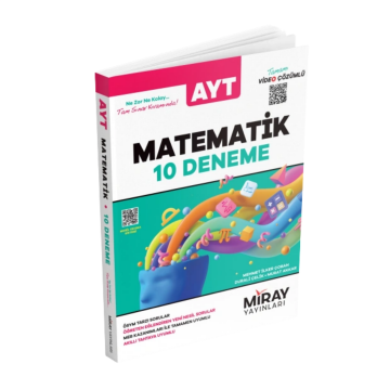 Miray Yayınları AYT Matematik 10 Deneme Video Çözümlü