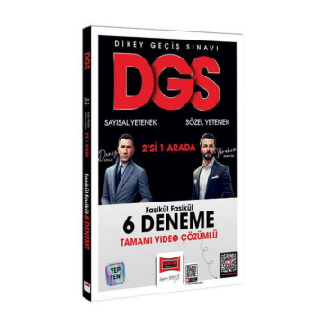 Yargı Yayınları 2026 DGS Sayısal Yetenek - Sözel Yetenek Fasikül Fasikül Tamamı Video Çözümlü 6 Deneme