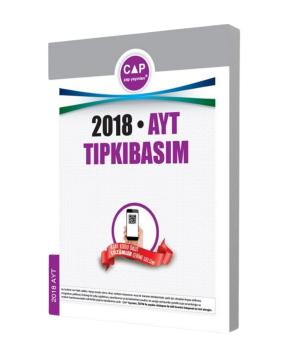 Çap Yayınları 2018 AYT Tıpkı Basım Çıkmış Sorular