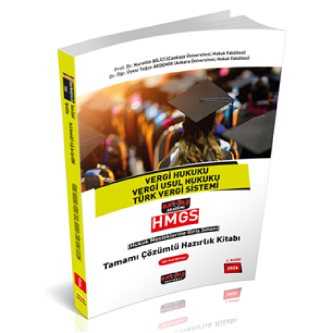 HMGS Vergi Hukuku Vergi Usul Hukuku TVS Tamamı Çözümlü Hazırlık Kitabı Savaş Yayınevi