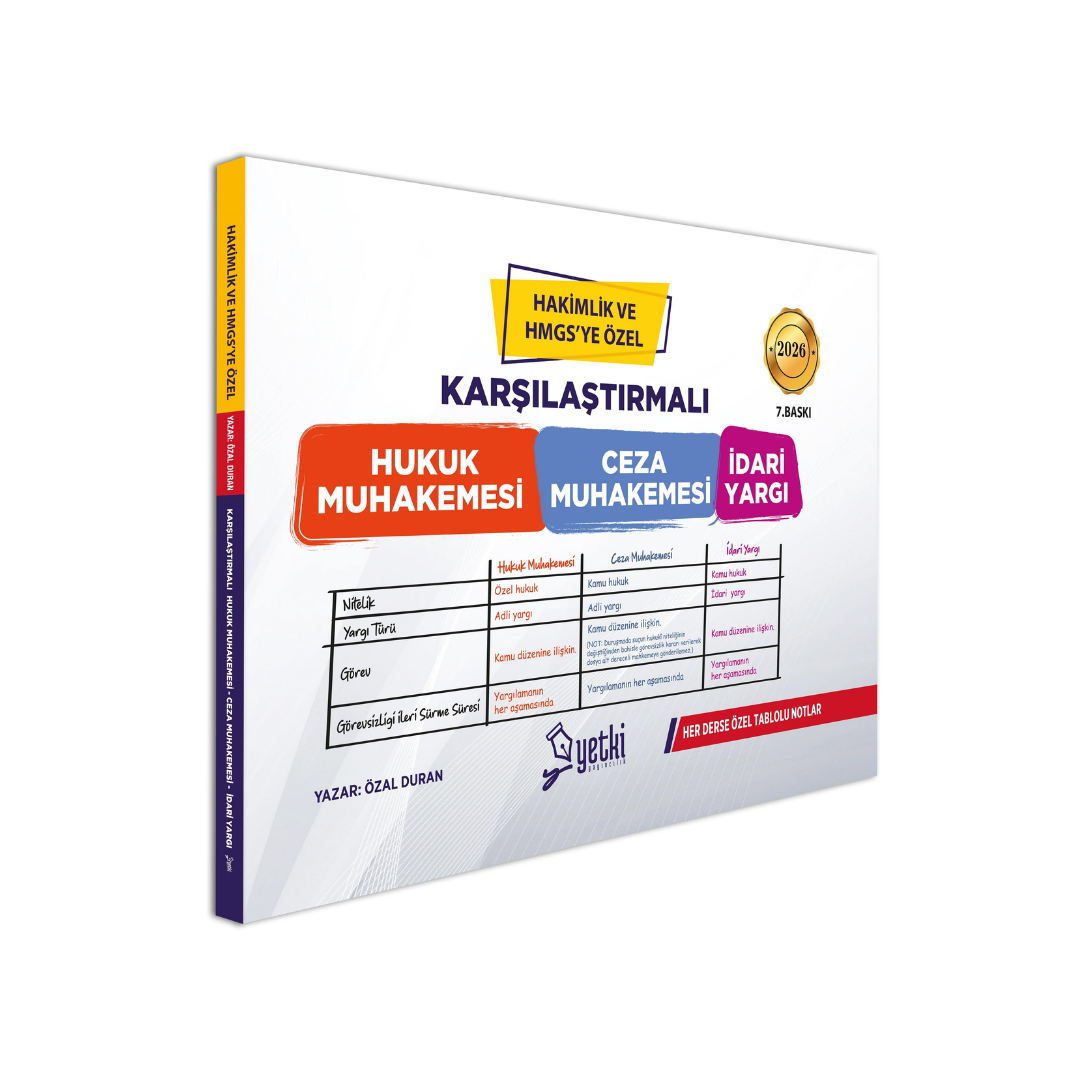 2026 Karşılaştırmalı Hukuk Yetki Yayınları