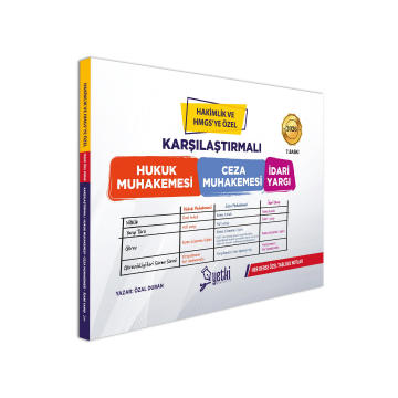 Yetki Yayınları 2026 Karşılaştırmalı Hukuk Hukuk Muhakemesi Ceza Muhakemesi İdari Yargı