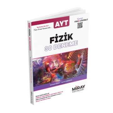 Miray Yayınları AYT Fizik 30 Deneme Video Çözümlü