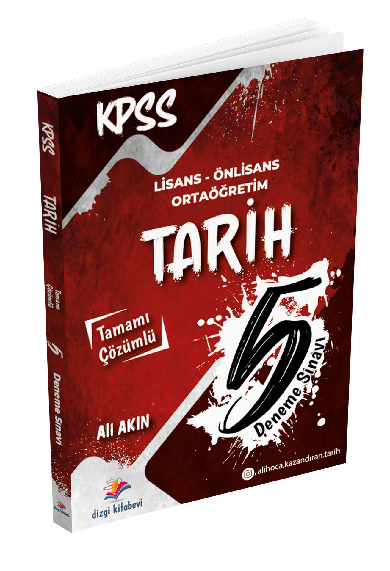 Dizgi Kitap Kpss Tarih 5 Çözümlü Deneme Sınavı Ali Akın