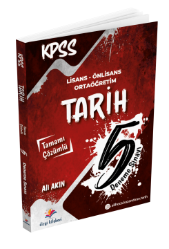 Dizgi Kitap Kpss Tarih 5 Çözümlü Deneme Sınavı Ali Akın