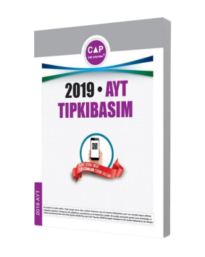 Çap Yayınları 2019 AYT Tıpkı Basım Çıkmış Sorular