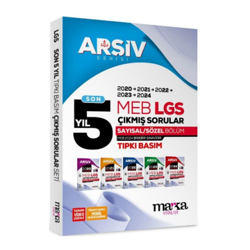 Son 5 Yıl MSÜ Arşiv Serisi Tıpkı Basım Fasikül Fasikül Çıkmış Sorular Tamamı Video Çözümlü Marka Yayınları