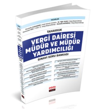 Savaş Yayınları TAHAKKUK Vergi Dairesi Müdür ve Müdür Yardımcılığı Sınavı Soru Bankası