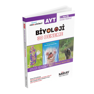 Miray Yayınları AYT Biyoloji 30 Deneme Video Çözümlü