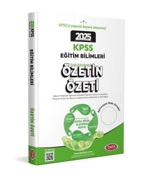 KPSS Eğitim Bilimleri Özetin Özeti Data Yayınları
