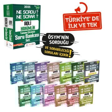 Dizgi Kitap Hukuk Atölyesi Adli Hakimlik Ne Sordu Ne Sorar Tamamı Çözümlü Soru Bankası Seti
