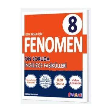 Fenomen Okul Yayınları 8. Sınıf On Soruda İngilizce Fasikülleri Gökhan Karakaya