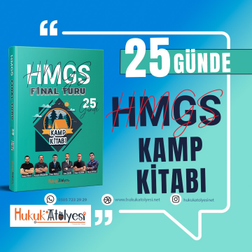 Hukuk Atölyesi 25 günde HMGS Kamp Kitabı 2026