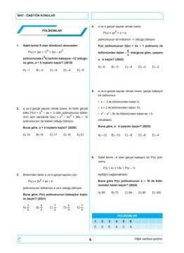Dizgi Kitap 2026 MEB-AGS ÖABT Lise Matematik ÖABT'nin Rehberi Konularına Göre Tasnif Edilmiş Son 13 Yıl Orijinal Video Çözümlü Çıkmış Sınav Soruları Dr. Yavuz Hoca 3. Baskı