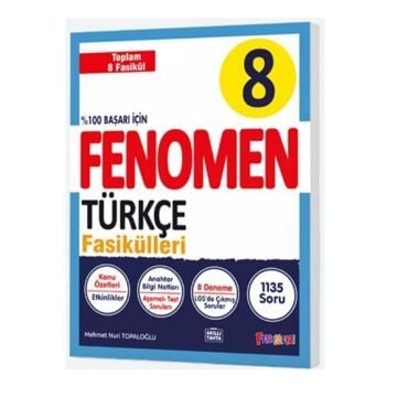 Fenomen Okul Yayınları 8. Sınıf Türkçe Fenomen Fasikülleri Mehmet Nuri Topaloğlu