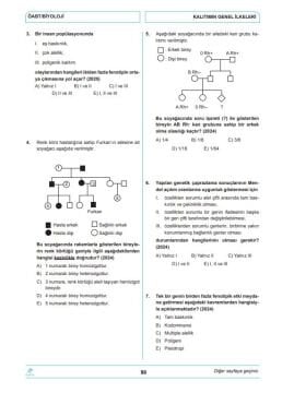 Dizgi Kitap 2026 Meb Ags ÖABT Biyoloji Öabt'nin Rehberi Konularına Göre Tasnif Edilmiş Son 13 Yıl Orijinal Video Çözümlü Çıkmış Sınav Soruları Zeynep Sözen Göçmen 3. Baskı