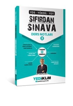 Yediiklim Yayınları YDS YÖKDİL YDT Sıfırdan Sınava Tamamı Videolu Ders Notları 2. Kitap Fatih Çömez