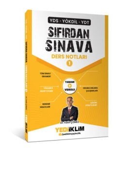 Yediiklim Yayınları YDS YÖKDİL YDT Sıfırdan Sınava Tamamı Videolu Ders Notları 1. Kitap Fatih Çömez