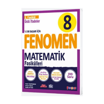 Fenomen Okul Yayınları 8. Sınıf Matematik Üslü İfadeler 2. Fasikül Soner Koca, Vezir Kurtaran