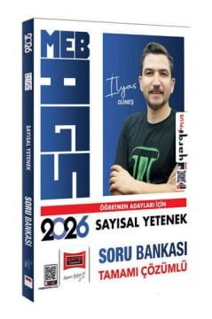Yargı Yayınları 2026 MEB-AGS Öğretmen Adayları İçin Tamamı Çözümlü Sayısal Yetenek Soru Bankası (İlyas Güneş)