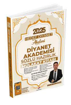 Dizgi Kitap Diyanet İşleri Başkanlığı Hedef Diyanet Akademisi Sözlü Mülakat Kitabı Ufuk Yıldırım 2025