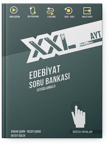 XXL AYT Edebiyat Uygulamalı Soru Bankası Dersia Yayınları