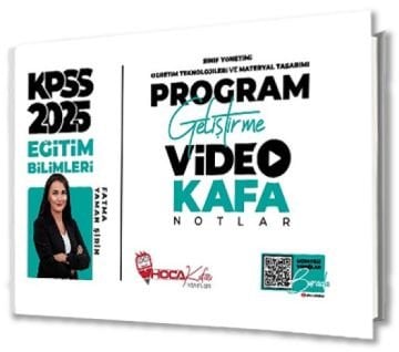 Hoca Kafası 2025 KPSS Eğitim Bilimleri Program Geliştirme Video Kafa Notlar  - Fatma Yaman Şirin Hoca Kafası Yayınları
