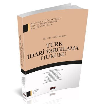 Savaş Yayınları İİBF, SBF, MYO’lar İçin Türk İdari Yargılama Hukuku
