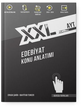 Dersia Yayınları XXL AYT Edebiyat Konu Anlatımı