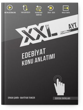 Dersia Yayınları XXL AYT Edebiyat Konu Anlatımı