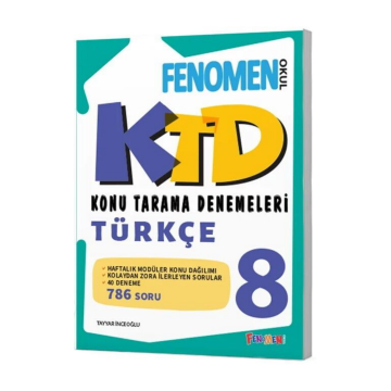 Fenomen Okul Yayınları 8. Sınıf Fenomen Türkçe 40 lı Konu Denemeleri Tayyar İnceoğlu