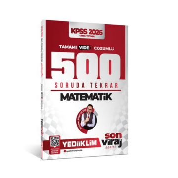 2026 Kpss Son Viraj Serisi Matematik Tamamı Video Çözümlü 500 Soruda Genel Tekrar Kampı Yediiklim  Yayınları