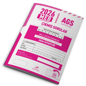 Dizgi Kitap MEB-AGS 2026 Sınavı Tek Fasikül Tamamı Video Çözümlü Orijinal Çıkmış Sorular