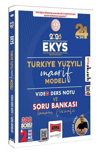 2026 MEB EKYS Türkiye Yüzyılı Maarif Modeli Video Ders Notları ve Soru Bankası Yargı Yayınları