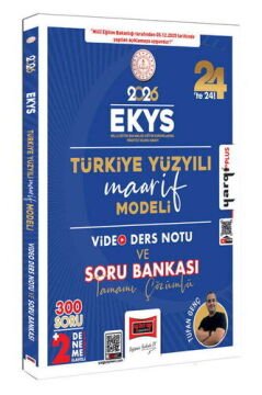 2026 MEB EKYS Türkiye Yüzyılı Maarif Modeli Video Ders Notları ve Soru Bankası Yargı Yayınları