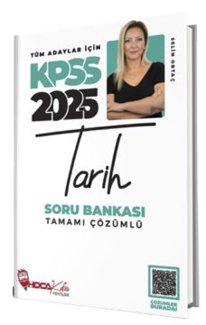 Hoca Kafası 2025 KPSS Tarih Soru Bankası Çözümlü - Selin Ortaç Hoca Kafası  Yayınları