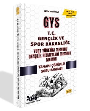 2026 T.C. Gençlik ve Spor Bakanlığı GYS Yurt Yönetim Memuru – Gençlik Hizmetleri Memuru - Memur Tamamı Çözümlü Soru Bankası Makro Kitap